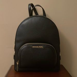 Michael Kors Large Black Backpack
